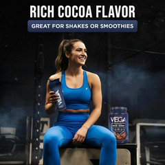 Vega Protein + Recovery, Chocolate – 30G Vegan Protein, Dairy & Gluten Free, Pro