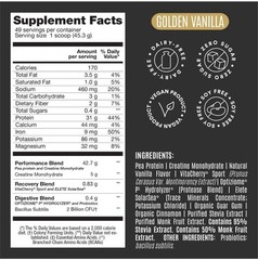 Falcon Performance Vegan Protein Powder, 31G Protein, 5G Creatine, 5G BCAA, Prob