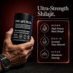 5-in-1 Highest Potency Organic Black Shilajit Male Enhancing Supplement – 60 Cap