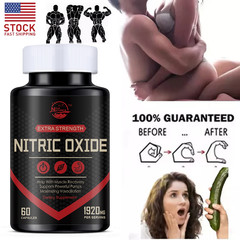 Extra Strength Nitric Oxide Supplement 3X Strength L Arginine, Citrulline Malate