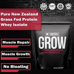 Xwerks Grow 100% New Zealand Grass-Fed Whey Protein Isolate 25g – Strawberry