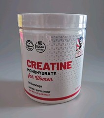 Creatine Monohydrate 5000mg for Women 2g Collagen & 1g BCAA – 240g (30 Servings)