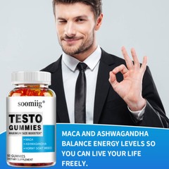 Testo Gummies, Supports Healthy Testosterone Level, Maximum Size Booster