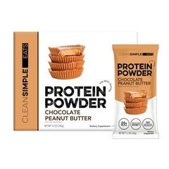 Clean Simple Eats Whey Protein Powder, Chocolate Peanut Butt