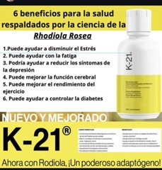 Immunotec K-21 + Peach Mango Flavor 16fl.oz Sugar Free