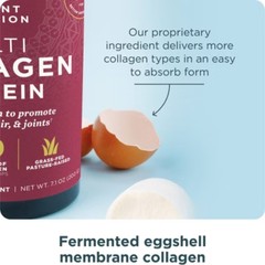 Multi Collagen Protein Powder – Unflavored – 20 Servings
