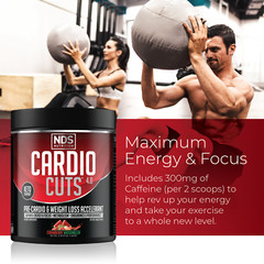 CARDIO CUTS 4.0 – Pre-Cardio-Weight Loss Drink – Strawberry Watermelon 40 Serve