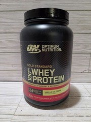 Optimum Nutrition Gold Standard 100% Whey Protein Vanilla Ice Cream 24 OZ 9/2027