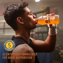 Gatorlyte Rapid Rehydration Electrolyte Drink, Watermelon, 20 Fl Oz Bottles (12