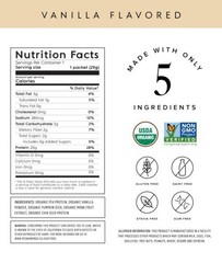 11/26 Truvani Vegan Pea Protein Powder | Vanilla | 20g Organic Plant Based Prote