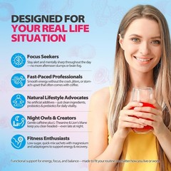 Super Yerba Mate Instant Powder, Yerba Mate with Lions Mane, Ashwagandha