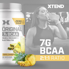 Original BCAA Powder, 7G Bcaas and 2.5G L-Glutamine for Muscle Recovery Hydratio