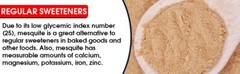 Mesquite Powder USDA Certified Organic Non GMO, Vegan Protein Superfood Natural