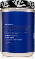 NAKED Pure Micronized Creatine Monohydrate – 200 Servings, 1,000G Bulk – Vegan,