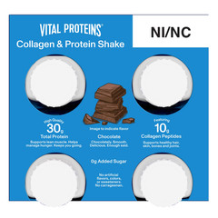 Vital Proteins chocolate collagen Protein shake 30g protein 10g collagen Peptide