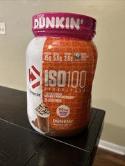 Dymatize ISO100 Hydrolyzed Protein Powder Dunkin’ Mocha Latte 22.9 Oz 20 Serving