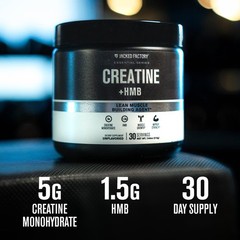 Creatine HMB Powder Supplement with Creatine Monohydrate & HMB for Men & Wome…