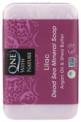 One With Nature Lilac Dead Sea Mineral Soap Bar 7 Oz 3 Pack