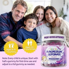 NextDia Magnesium Glycinate Gummies for Teens & Kids | High Absorption Chelated