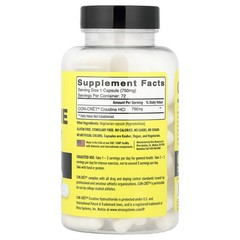 Con-Cret Creatine HCl, 750 mg, 72 Capsules