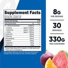 Nutricost EAA Powder 30 Servings – POG Flavor – Essential Amino Acids