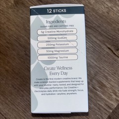 create creatine + electrolytes 12 sticks 3 flavors