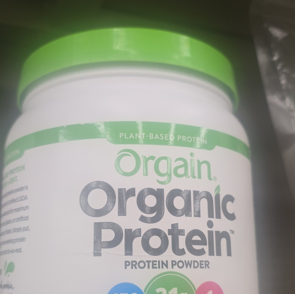 Orgain Organic Vegan Plant-Based Protein Powder for Muscle Gain & Fitness