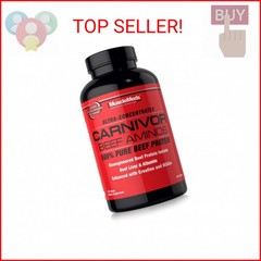 MuscleMeds Carnivor Beef Aminos, Beef Protein Isolate, Beef Liver, Beef Albumin,