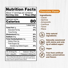 CHOCOLATE – 100% Plant Based – anti-inflammatory powder – organic superfood
