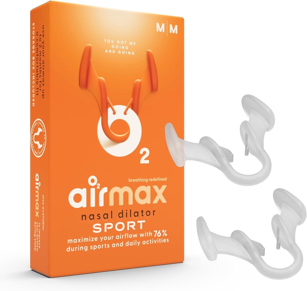 Airmax Unisex Sport Nasal Dilators Two-Pack – Easy, Safe, and Comfortable…