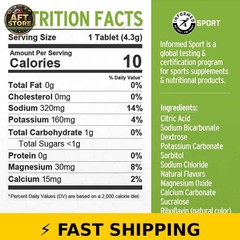 Fluid Tactical 40 Count Effervescent Electrolyte Tablets Variety Pack