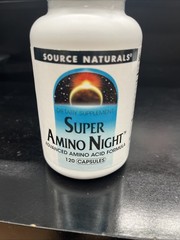 Source Naturals Super Amino Night 120 Capsule (Dairy-Free, Egg-Free) 11/2026