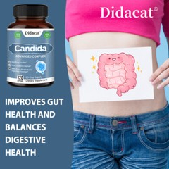 Candida Advanced Probiotic Support Intestinal Health Bacterial Balance 120 Count
