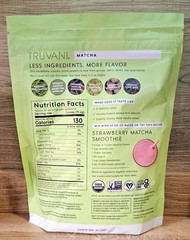 Truvani Organic Matcha Plant Based Protein Matcha Powder EXP. 10/2027 – 22 Oz