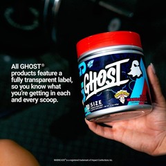 GHOST Size Muscle Builder Dietary Supplement – 14.3 Ounce (Pack of 1)