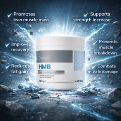 OSTROVIT HMB – Powder 210g – Regeneration muscle, training performance, strength