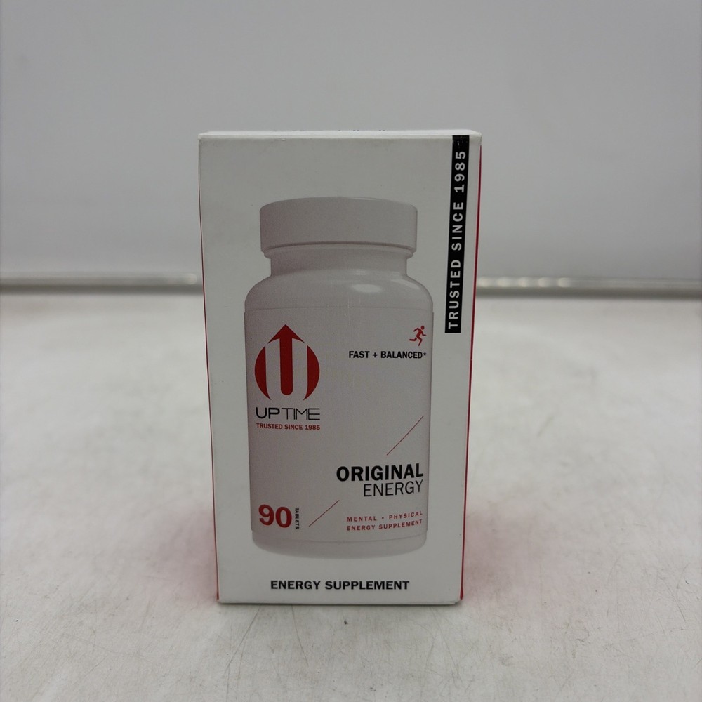 UPTIME Original Energy 90 Energy Tablets 200mg per Serving Made with Natural …
