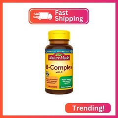 Nature Made B Complex Supplement, Vitamin B Complex With Vitamin C for Immune Sy
