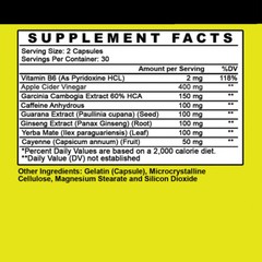 Angry Supplement Angry Energy Booster Caffeine + Monster Test Nitric Oxide 2pk