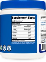 Nutricost EAA Powder 30 Servings (Blue Raspberry) 11.6 Ounce (Pack of 1), Red