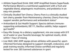 GNC AMP AMPLIFIED GREENS Powder 10oz (30 Serv) Blueberry Pomegra BEST BY 08/26