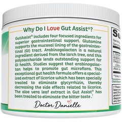 Doctor Danielle Gut Assist – Leaky Gut Repair Supplement Powder – Glutamine A…