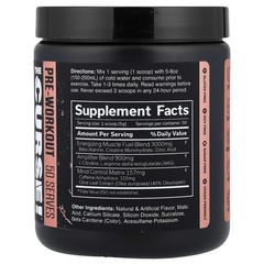 The Curse, Pre-Workout, Peach Rings, 8.8 oz (250 g)