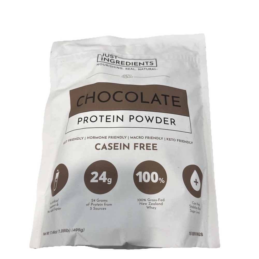 just ingredients protein powder casien Free Chocolate 15 Servings 💯 Keto