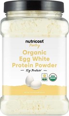 Nutricost Pantry Organic Egg White Protein Powder (1LB) – GMO-Free, Gluten-Free