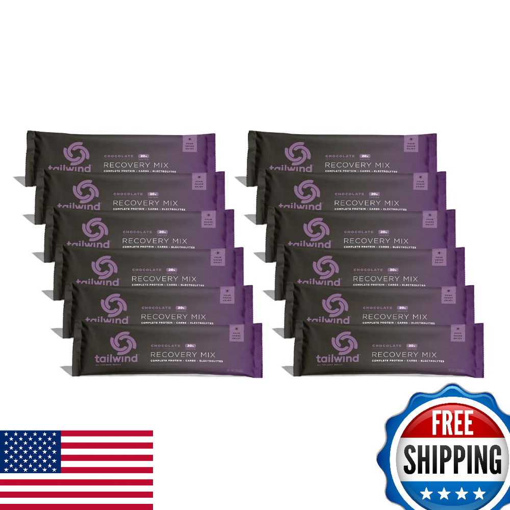 Tailwind Nutrition Recovery Mix: 20g Protein, Carbs, Electrolytes – Vegan, Glute