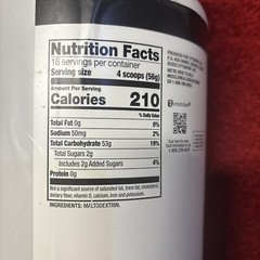 2x Muscle Milk Carb Boost Maltodextrin Powder 1.98 LB 2 Bottles Exp 6/26