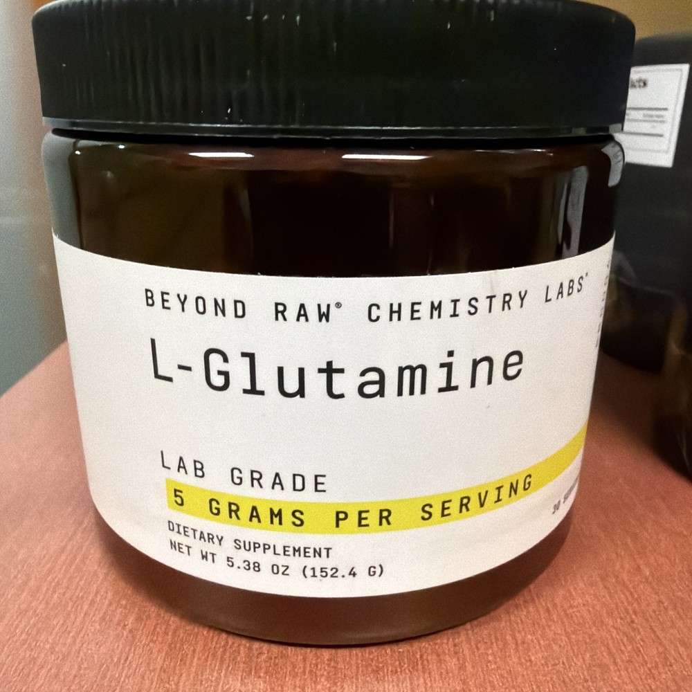 Beyond Raw Chemistry Labs L-Glutamine Powder – Exp. 12/2026