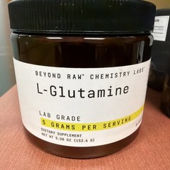 Beyond Raw Chemistry Labs L-Glutamine Powder – Exp. 12/2026