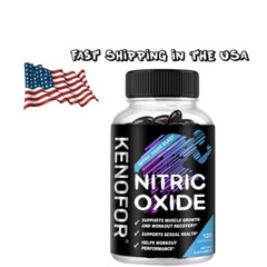 Nitric oxide Capsules 1200 mg | Regulating Vascular Tension | 120 Capsules
